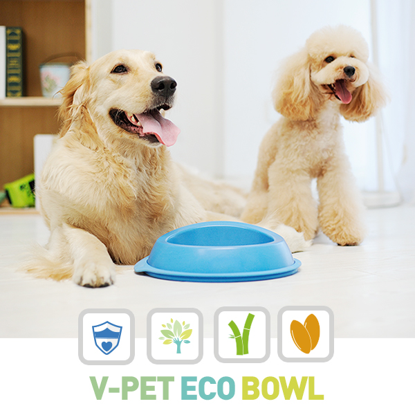 천연소재 에코 애견 식기 (3color)